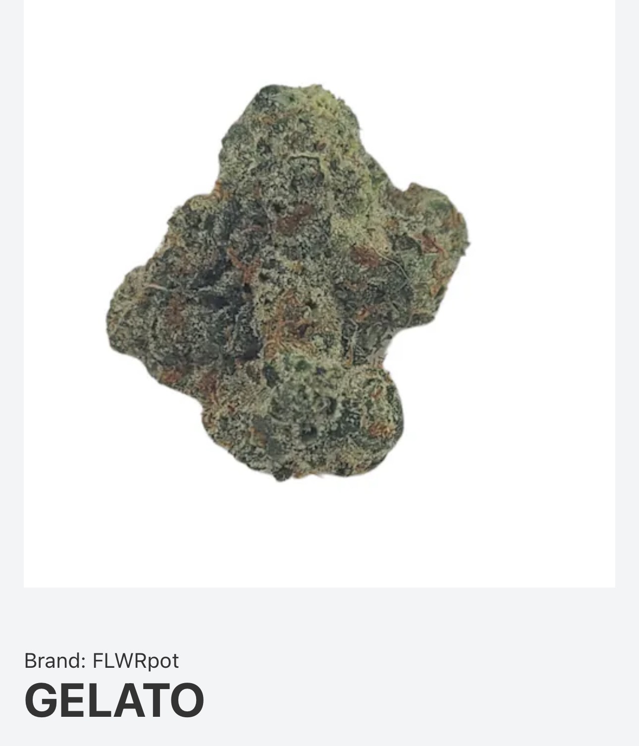 Gelato cannabis strain 25% THC - Cancun Weed Dispensary delivery